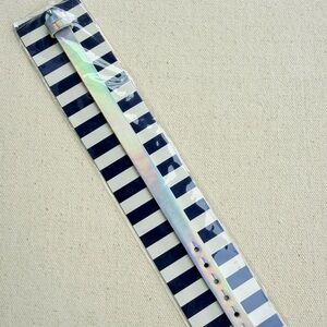 *Single Leather Band* KEEP COLLECTIVE Retired Iridescent/Winter White